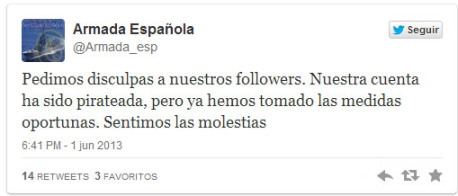 fail tweet armada española 
